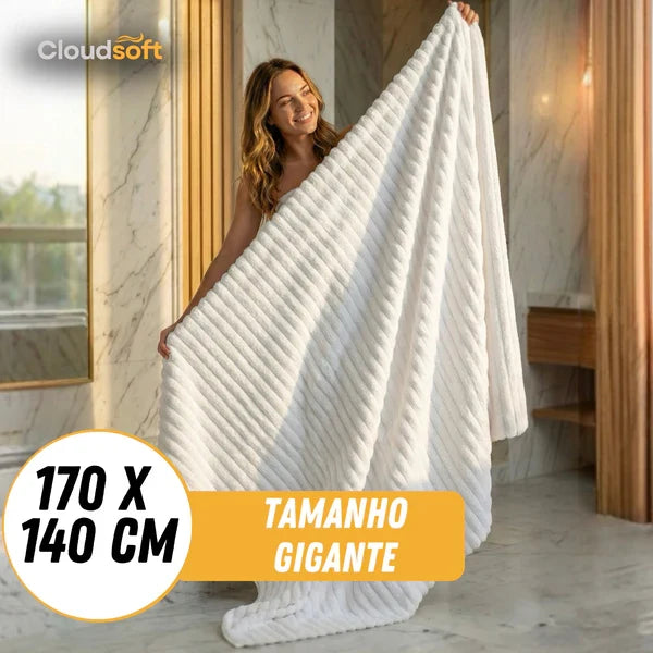 Toalha Cloud™ – Toalha Premium Algodão Turco | Kit 10 Banhão + 10 Rosto (BRINDE)