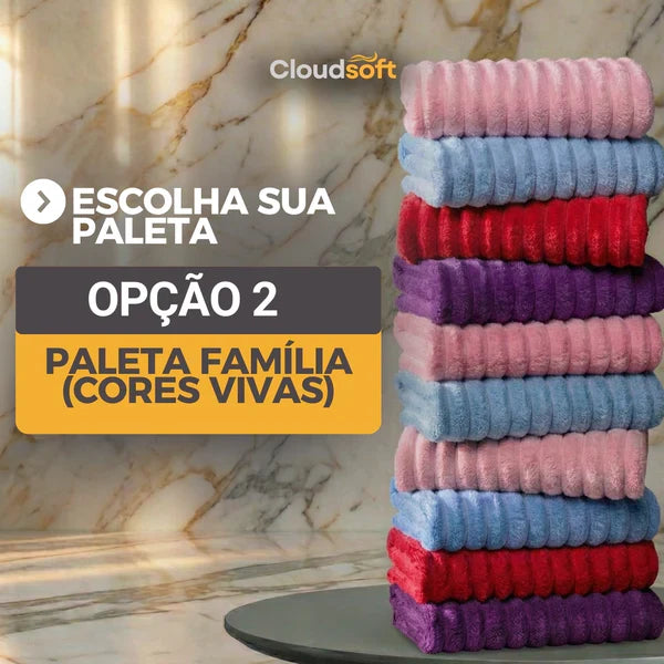 Toalha Cloud™ – Toalha Premium Algodão Turco | Kit 10 Banhão + 10 Rosto (BRINDE)