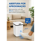 [COMPRE 1 LEVE 2]  Lixeira Inteligente com Sensor de aproximação
