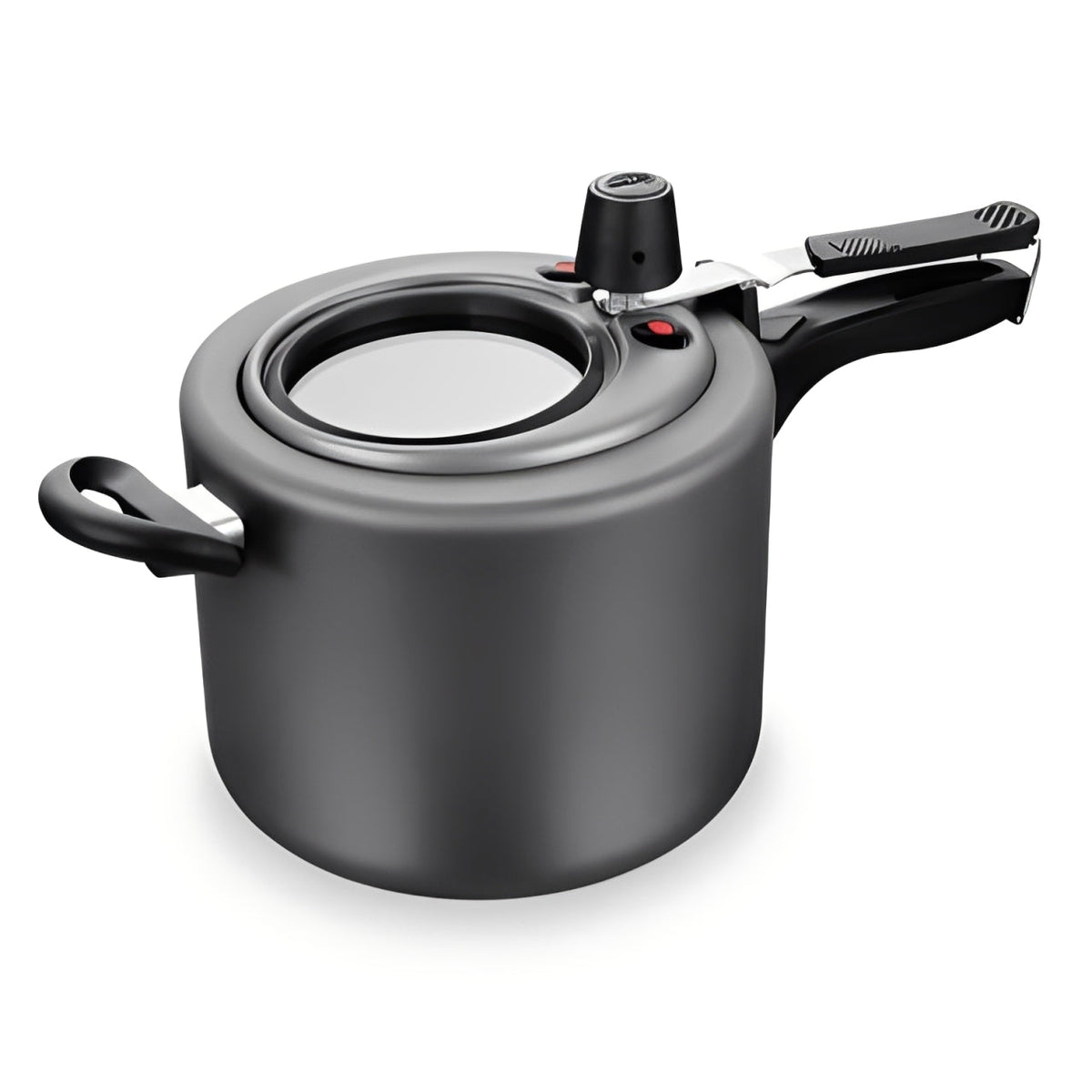 [COMPRE 1 LEVE 3] Panela de Pressão 4,5L Antiaderente Com Visor [Grafite/Cereja/Baunilha]
